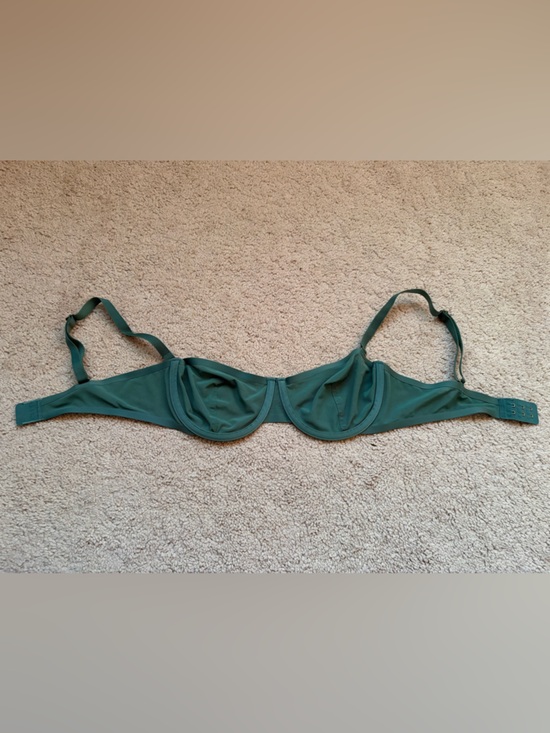 CUUP Other - CUUP The Balconette Mesh Bra in Deep Green